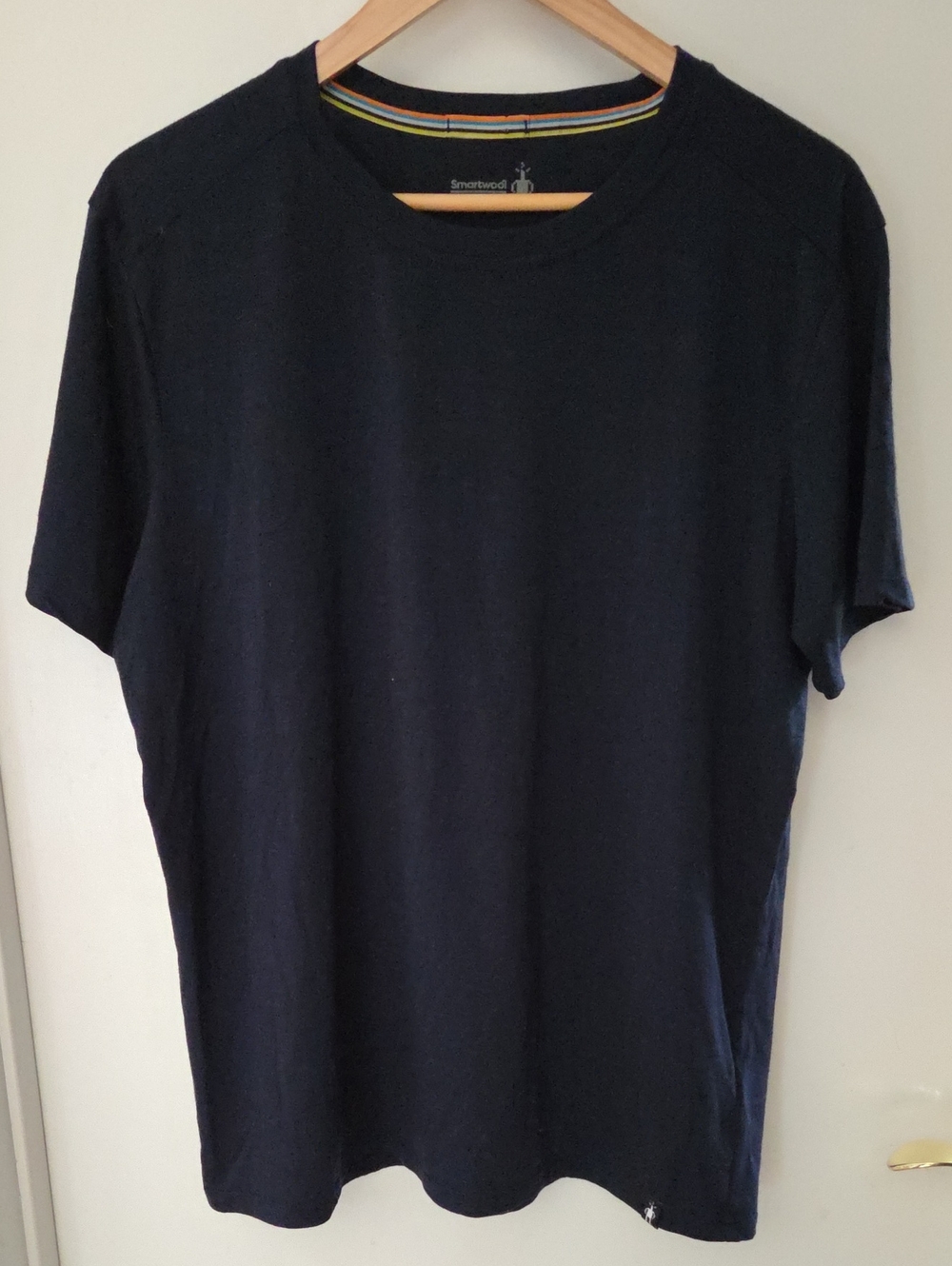 Smartwool Navy Short-Sleeve Crew T-Shirt
